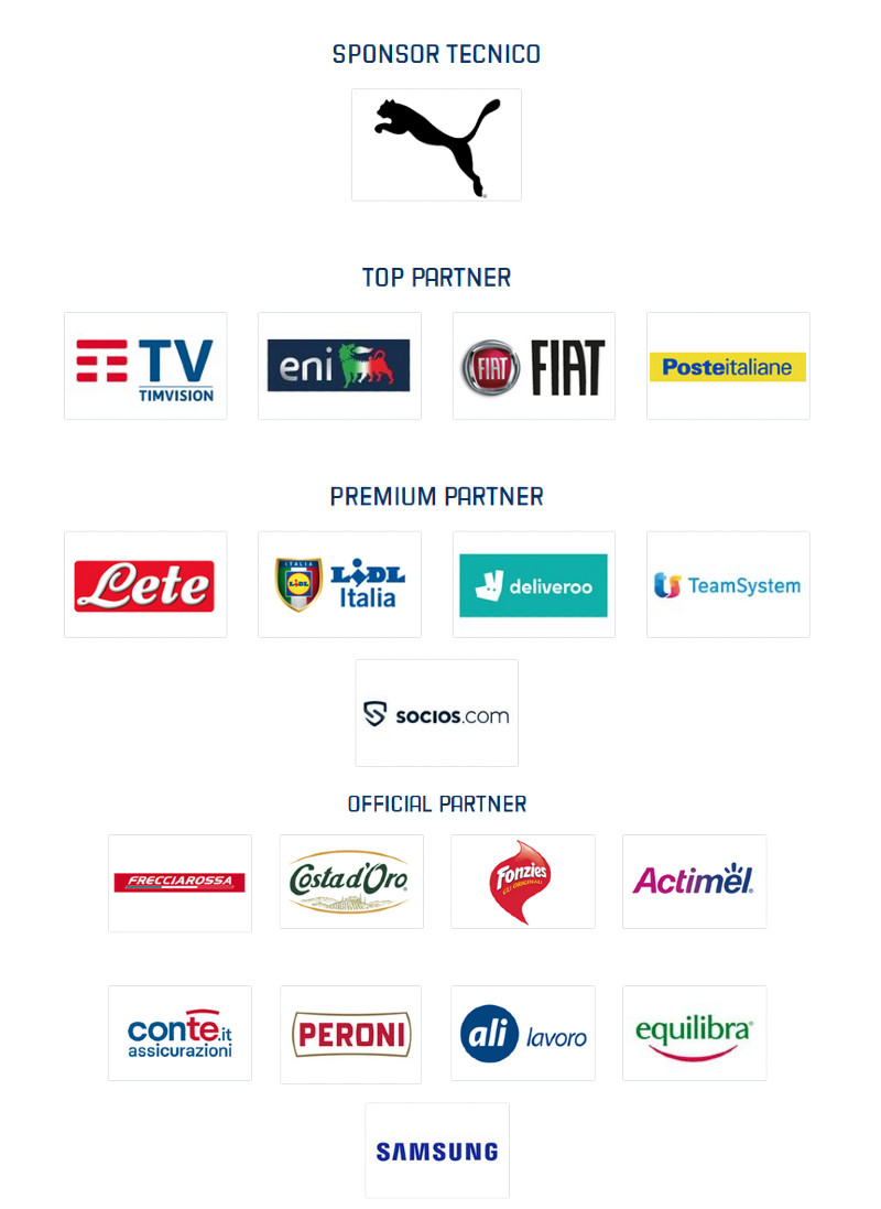 I principali partner della FIGC